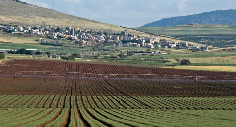 Agriculture in Jezreel Valley, Israel